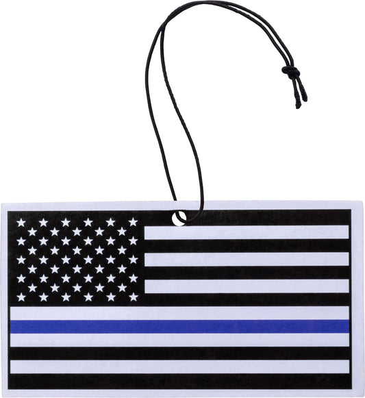 Blue Line American Flag Air Freshener NEW CAR Scent